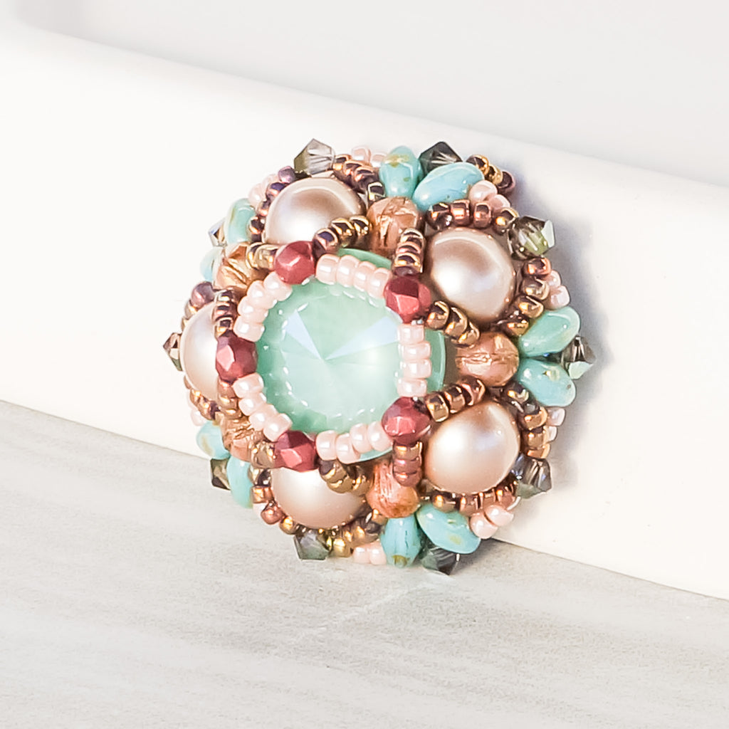 mini bead kit - Tiny Temple Pendant Kit