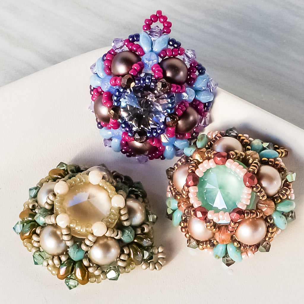 mini bead kit - Tiny Temple Pendant Kit