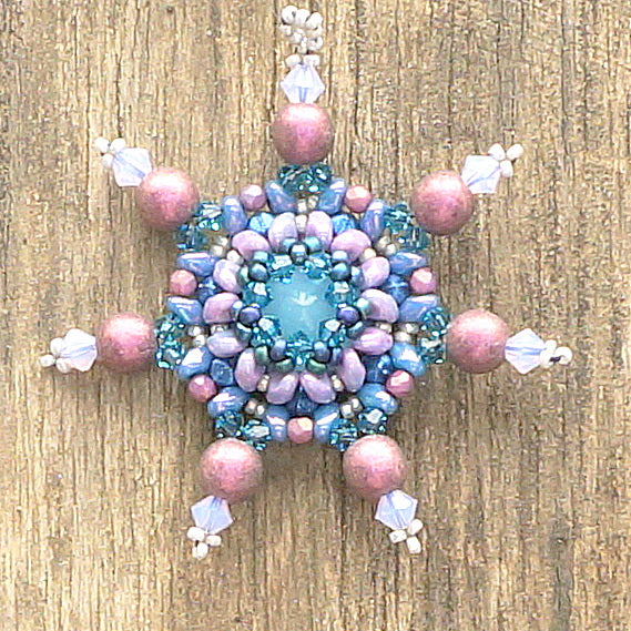 mini bead kit - sparkling snowflake ornament - The Freckled Pear